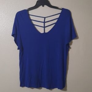 Blue cross back top